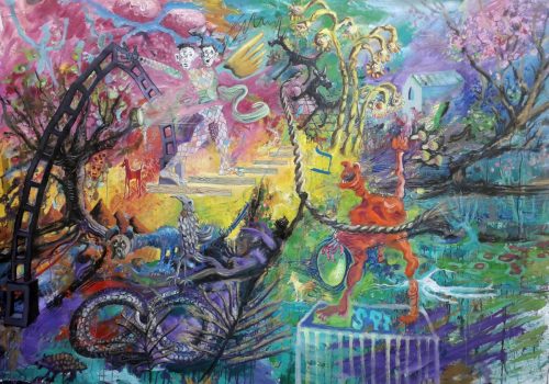 Beth - 2026 -  mixte sur toile - 150 x 200 cm